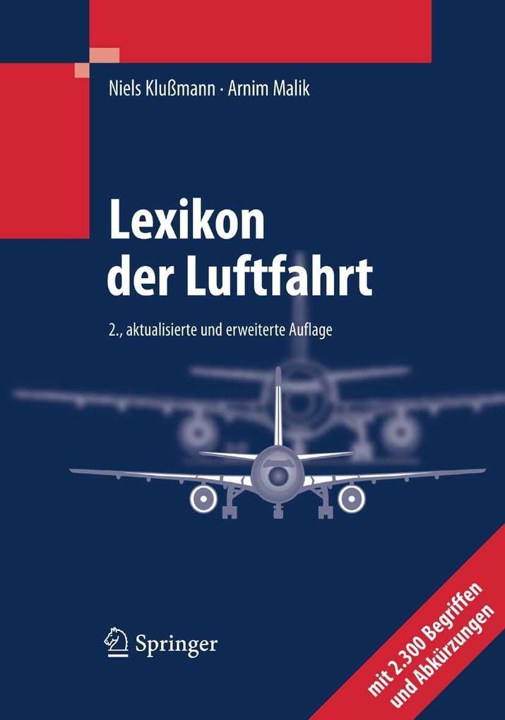 Lexikon der Luftfahrt - Niels Klußmann/ Arnim Malik