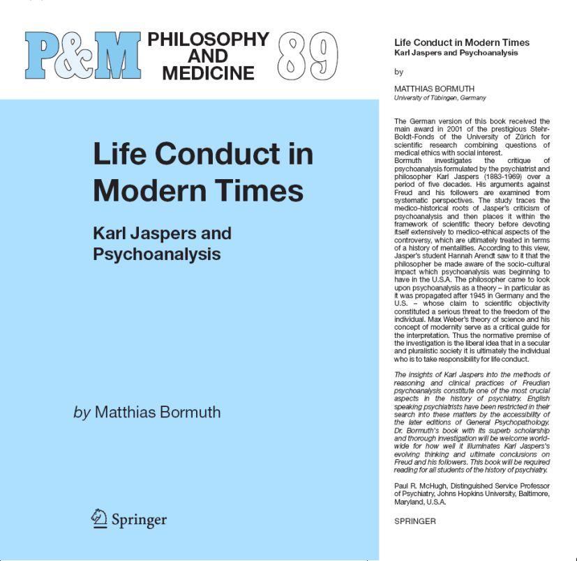 Life Conduct in Modern Times - Matthias Bormuth