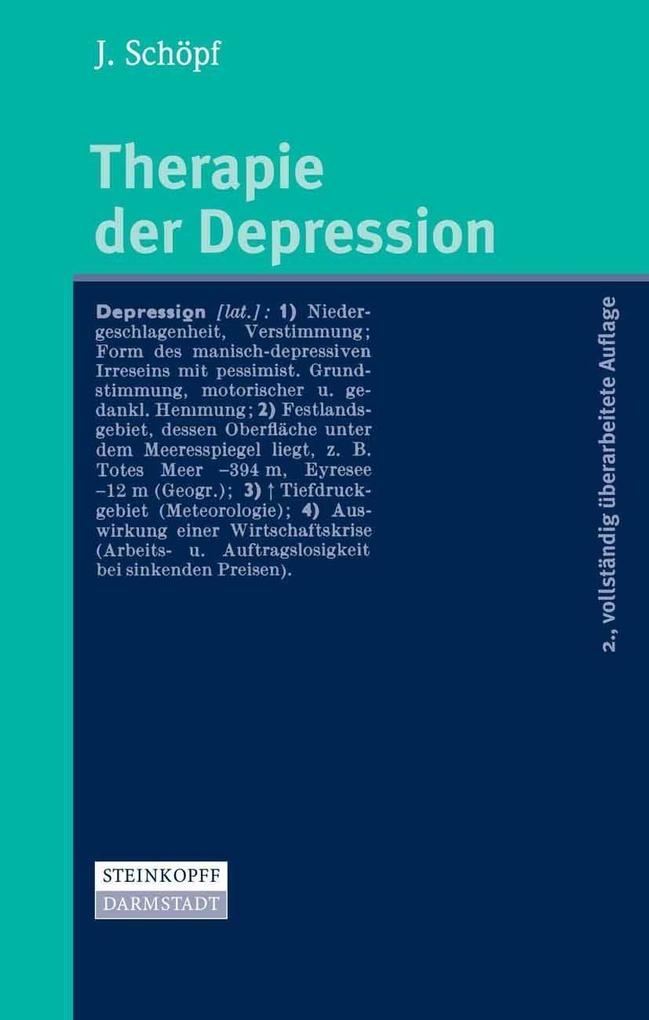 Therapie der Depression - J. Schöpf