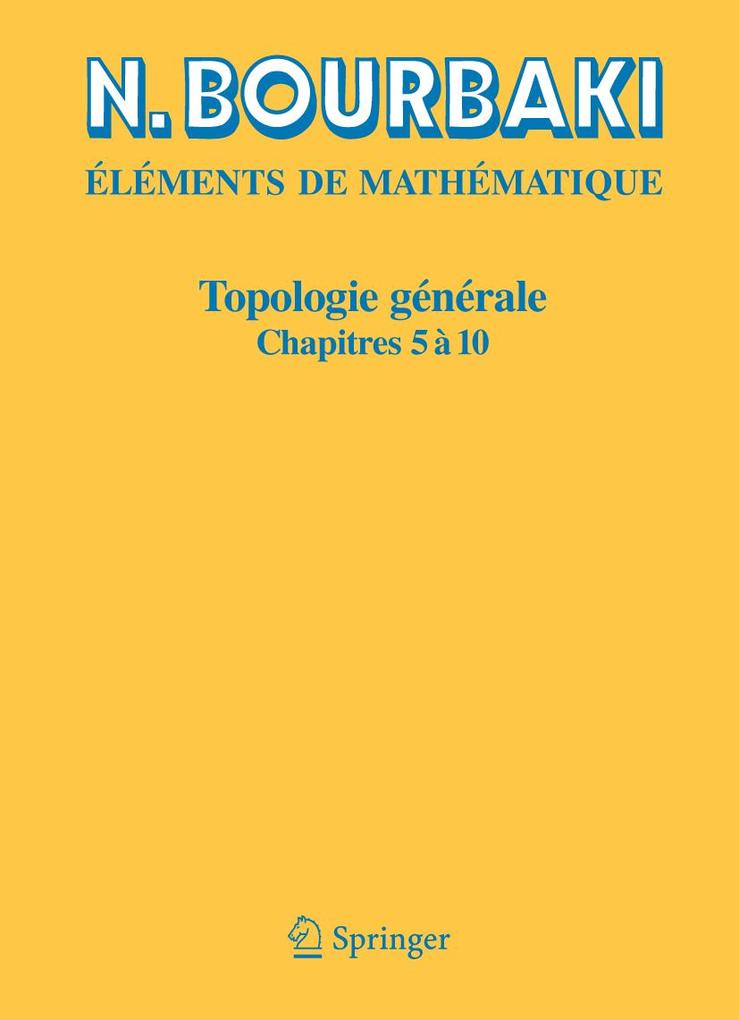 Topologie générale - N. Bourbaki