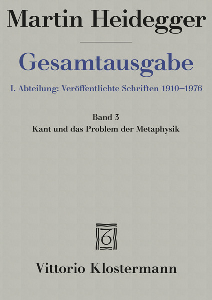 Kant und das Problem der Metaphysik Martin Heidegger - Bild 4