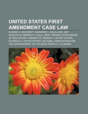 United States First Amendment case law als Taschenbuch von - Books LLC, Reference Series