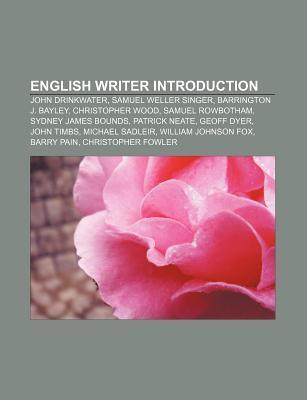 English writer Introduction als Taschenbuch von - Books LLC, Reference Series