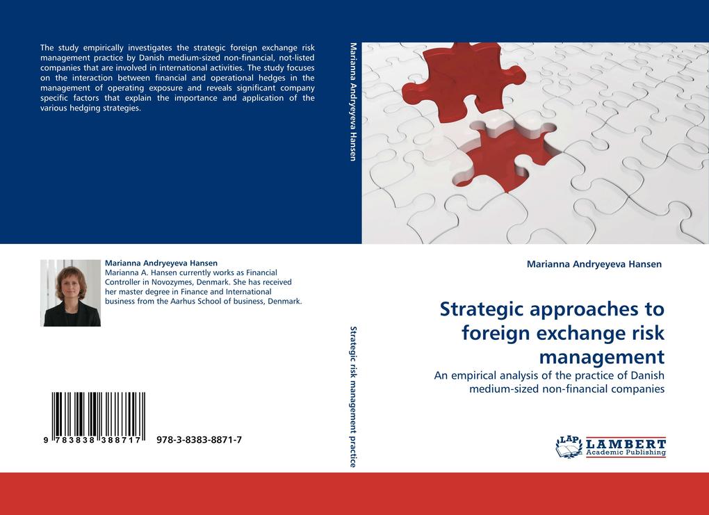 Strategic approaches to foreign exchange risk management als Buch von Marianna Andryeyeva Hansen - LAP Lambert Acad. Publ.