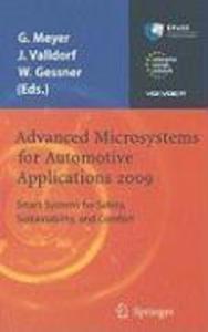 Advanced Microsystems for Automotive Applications 2009 - Gereon Meyer/ Jürgen Valldorf/ Wolfgang Gessner