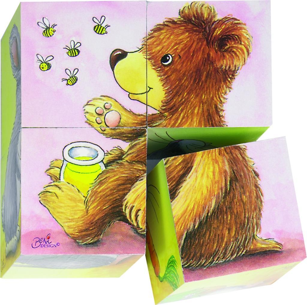 Würfelpuzzle Tierkinder - Image 13