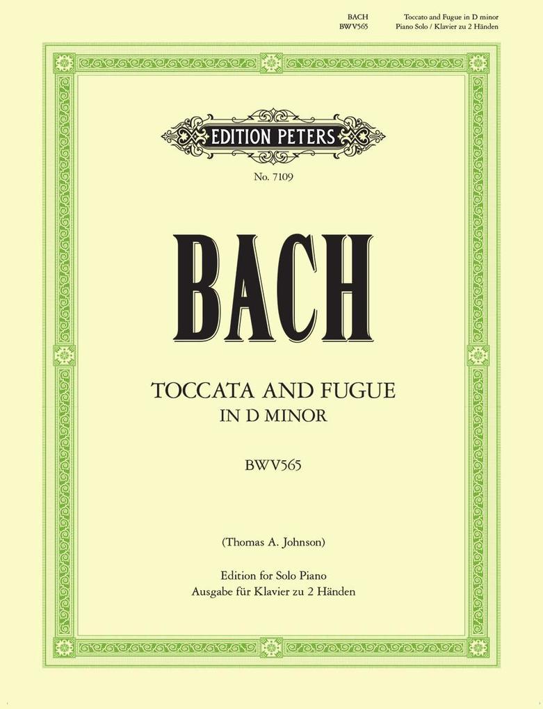 Toccata und Fuge d-Moll BWV 565 - Johann Sebastian Bach/ Thomas A. Johnson