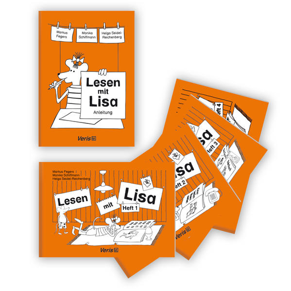Lisa Lesemaus. Gesamtausgabe. Druckschrift - Markus Fegers/ Helga Seidel-Reichenberg/ Monika Schiffmann