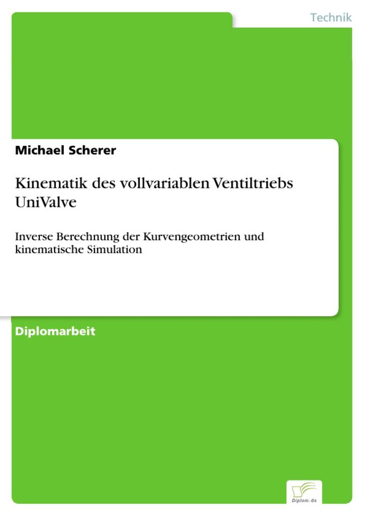 Kinematik des vollvariablen Ventiltriebs UniValve - Michael Scherer