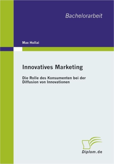 Innovatives Marketing: Die Rolle des Konsumenten bei der Diffusion von Innovationen - Max Hollai