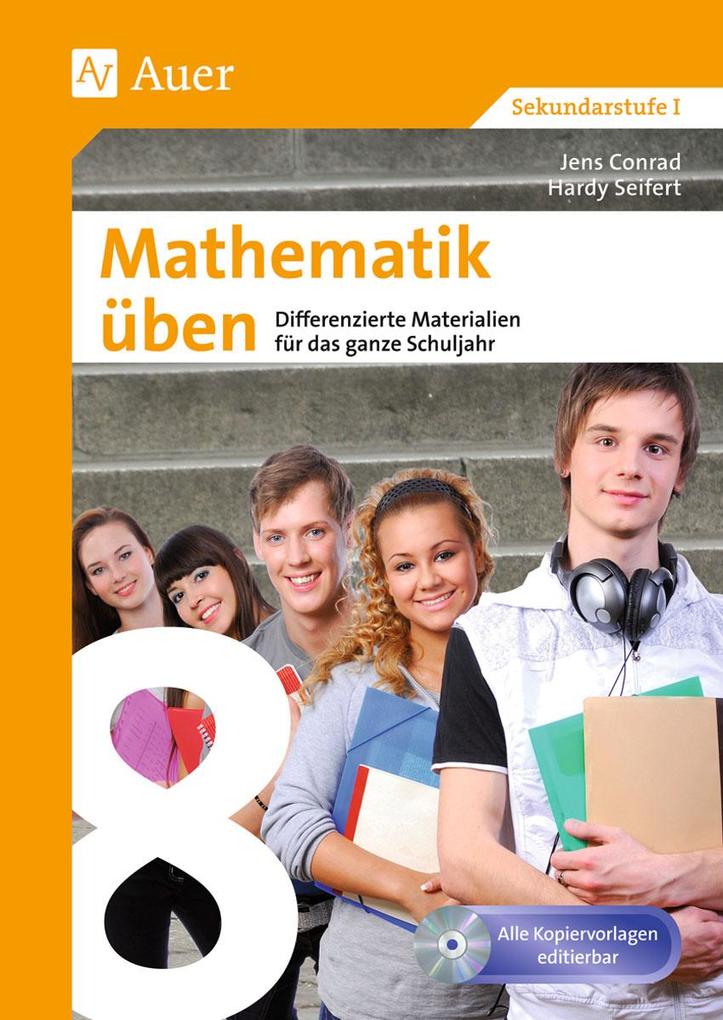 Auer Mathematik Üben Klasse 8, Schulbücher Von Jens Conrad, Hardy Seifert - Bild 4