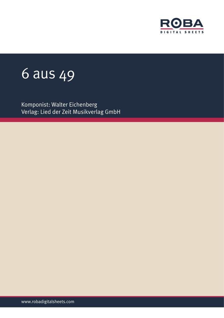 6 aus 49 - Walter Eichenberg/ Alfons Wonneberg