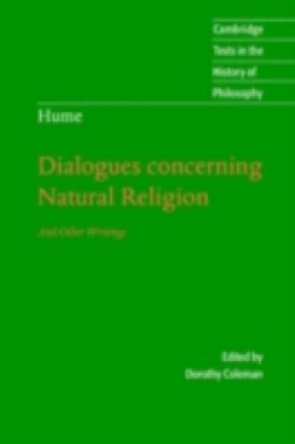 Hume: Dialogues Concerning Natural Religion