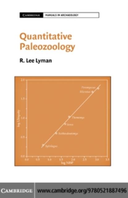 Quantitative Paleozoology - R. Lee Lyman