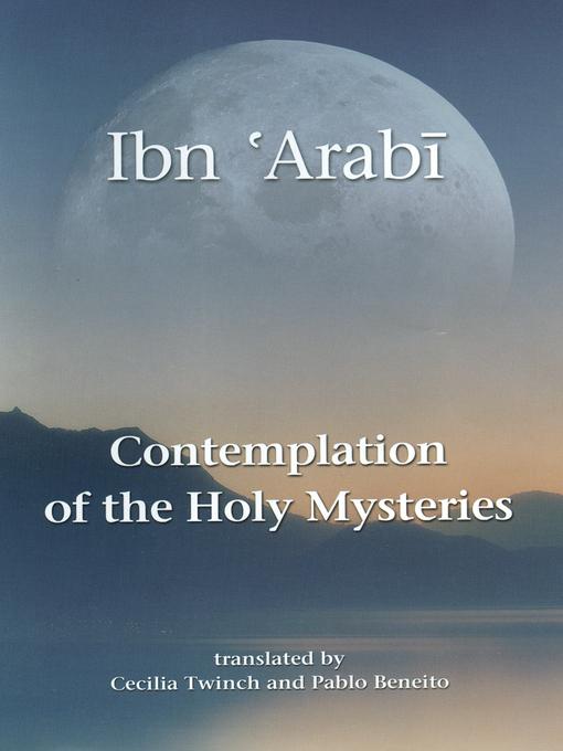 Contemplation of the Holy Mysteries als eBook von Muhyiddin Ibn ´Arabi - Anqa Publishing
