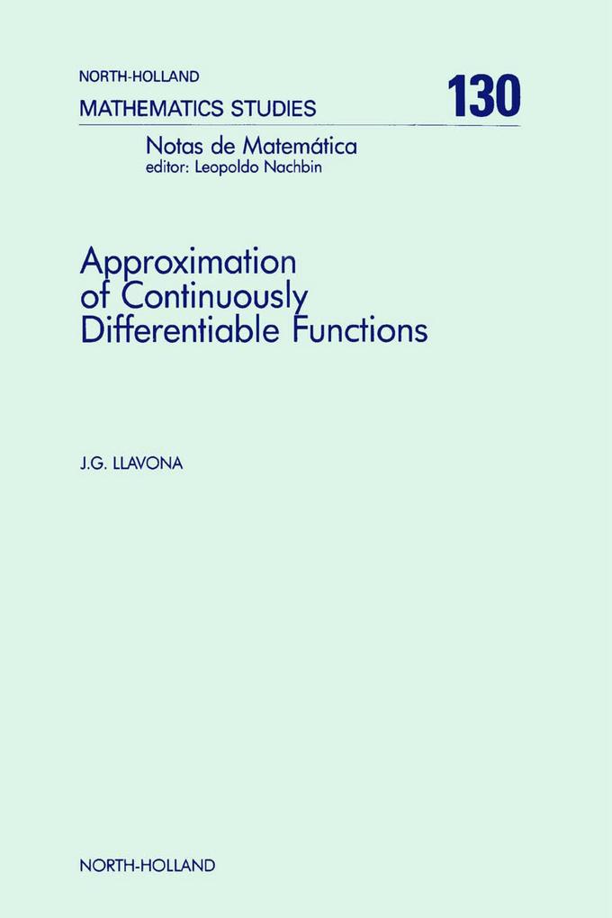 Approximation of Continuously Differentiable Functions - J. G. Llavona