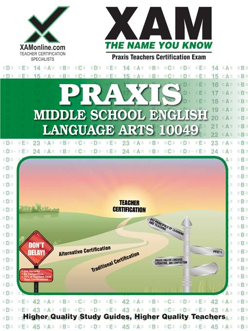 PRAXIS Middle School English Language Arts 10049 als eBook von Sharon Wynne - XAMonline