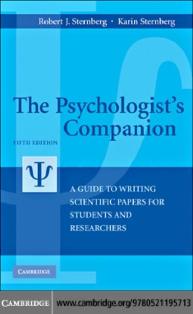 Psychologist's Companion - Robert J. Sternberg