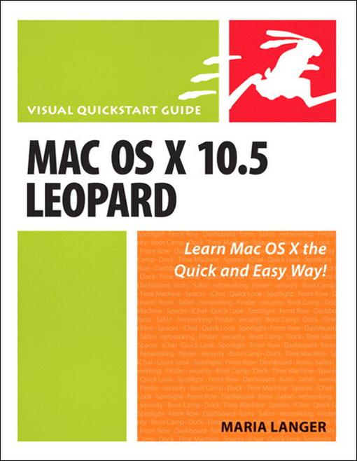 Mac OS X 10.5 Leopard - Maria Langer
