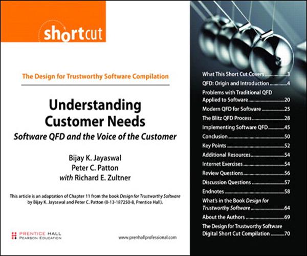Understanding Customer Needs (Digital Short Cut) - Bijay Jayaswal/ Peter Patton/ Zultner Richard E.