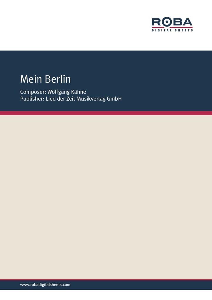 Mein Berlin - Wolfgang Kähne/ Bodo Krautz
