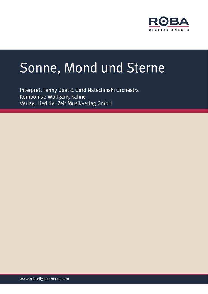 Sonne Mond und Sterne - Wolfgang Kähne/ Fred Gertz