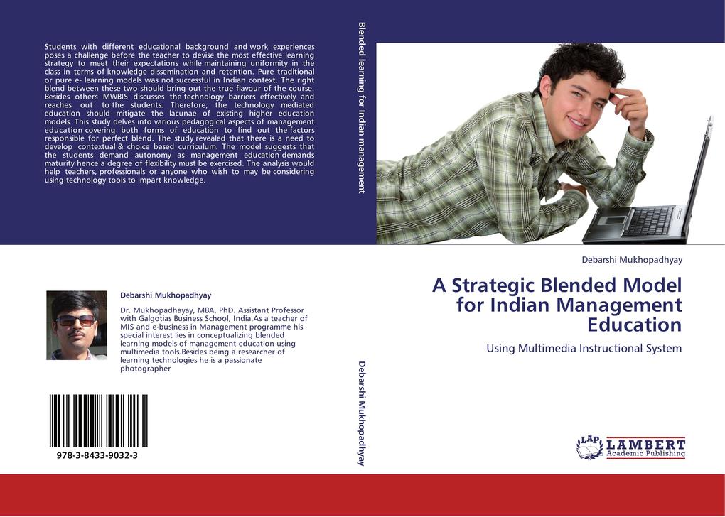 A Strategic Blended Model for Indian Management Education als Buch von Debarshi Mukhopadhyay - LAP Lambert Acad. Publ.