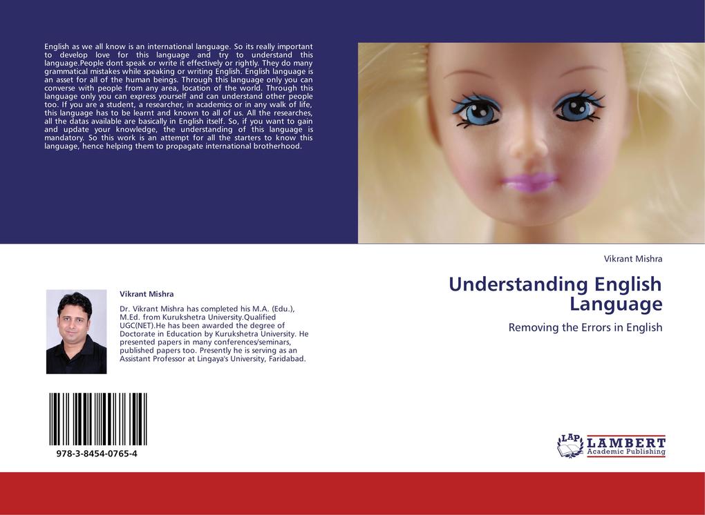 Understanding English Language als Buch von Vikrant Mishra - LAP Lambert Acad. Publ.