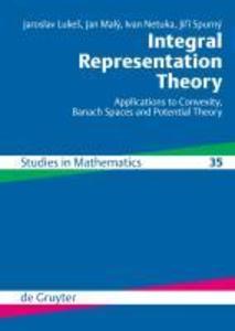 Integral Representation Theory - Jan Malý/ Ivan Netuka/ Jirí Spurný/ Jaroslav LukeS