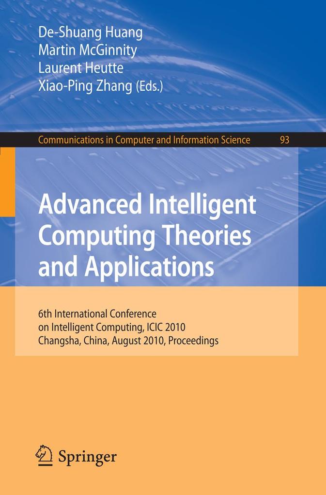 Advanced Intelligent Computing. Theories and Applications