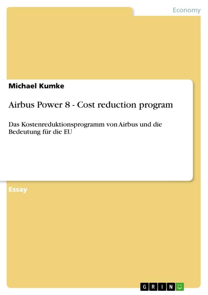 Airbus Power 8 - Cost reduction program - Michael Kumke