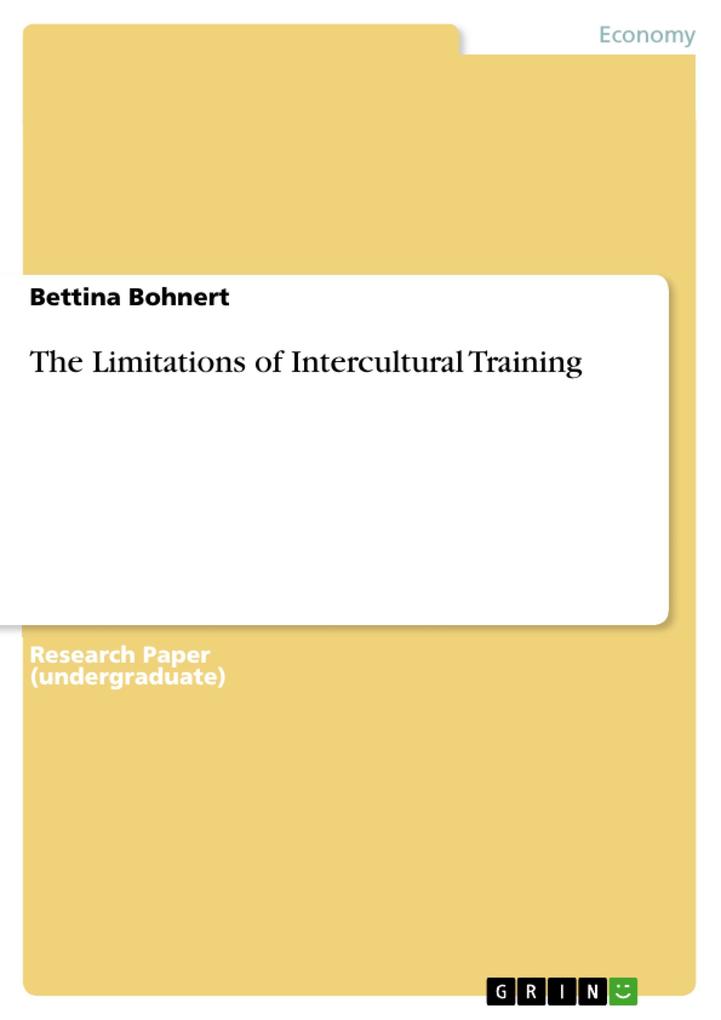 The Limitations of Intercultural Training