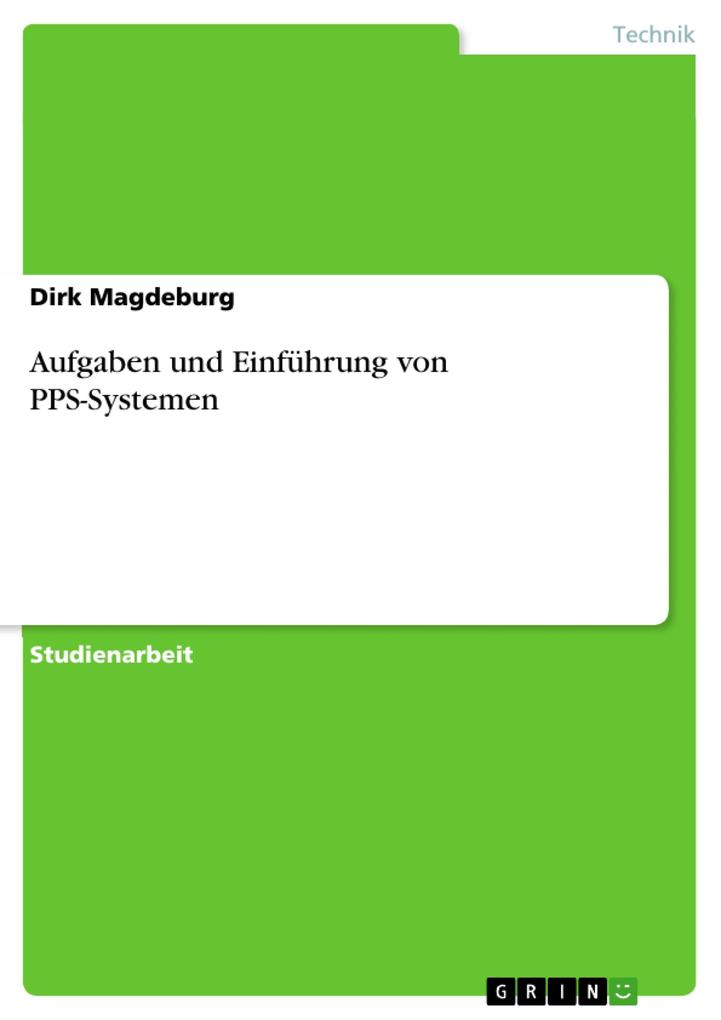 PPS-System - Dirk Magdeburg