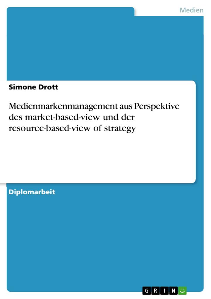 Medienmarkenmanagement aus Perspektive des market-based-view und der resource-based-view of strategy