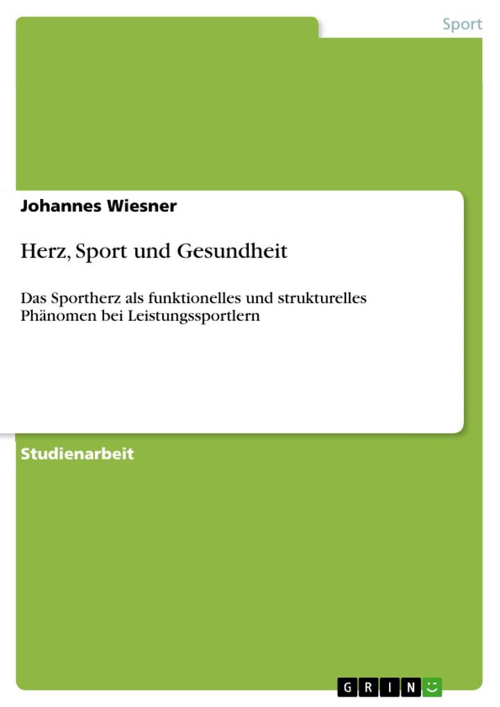 Herz Sport und Gesundheit - Johannes Wiesner