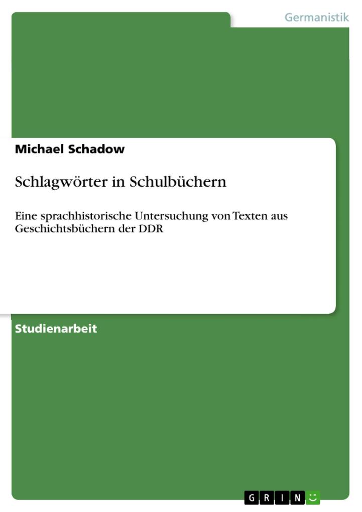 Schlagwörter in Schulbüchern - Michael Schadow