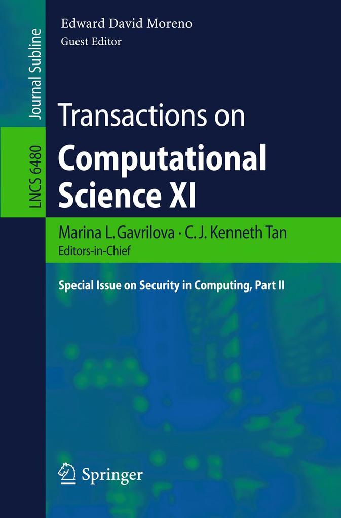 Transactions on Computational Science XI