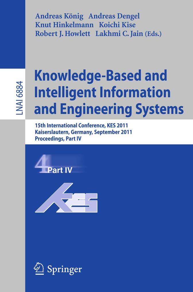 Knowledge-Based and Intelligent Information and Engineering Systems Part IV