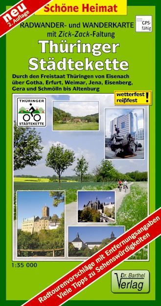 Thüringer Städtekette Radwander- und Wanderkarte 1 : 35 000 - Bild 5