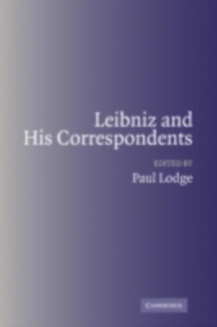 Leibniz and his Correspondents