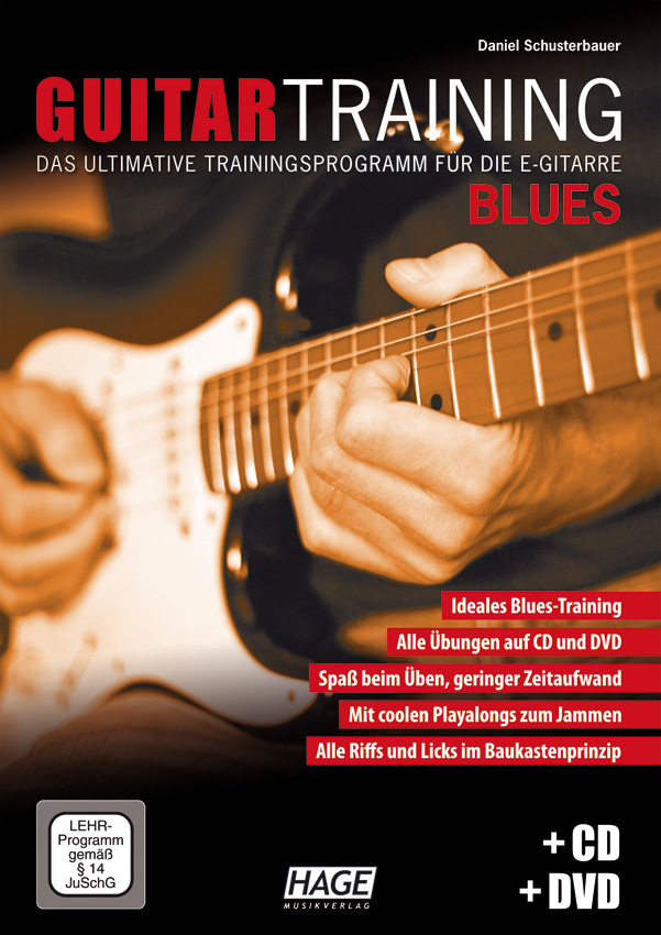 Hage Musikverlag Guitar Training Blues + Cd + Dvd - Bild 5