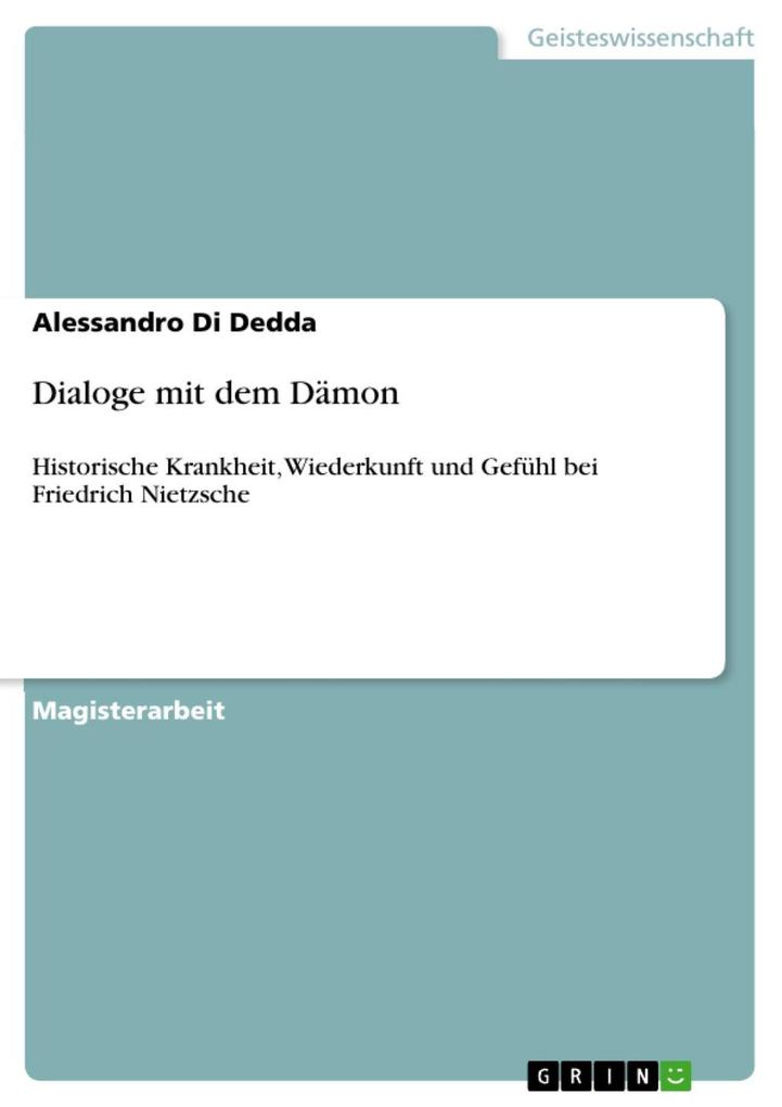 Dialoge mit dem Dämon - Alessandro Di Dedda