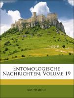 Entomologische Nachrichten, Volume 19 als Taschenbuch von Anonymous - Nabu Press