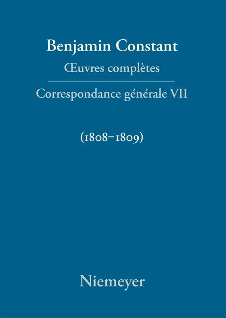 Correspondance générale 1808-1809