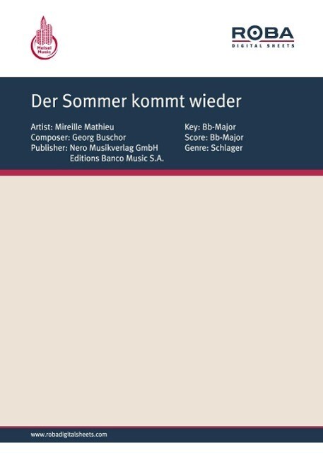 Der Sommer kommt wieder - Christian Bruhn/ Georg Buschor