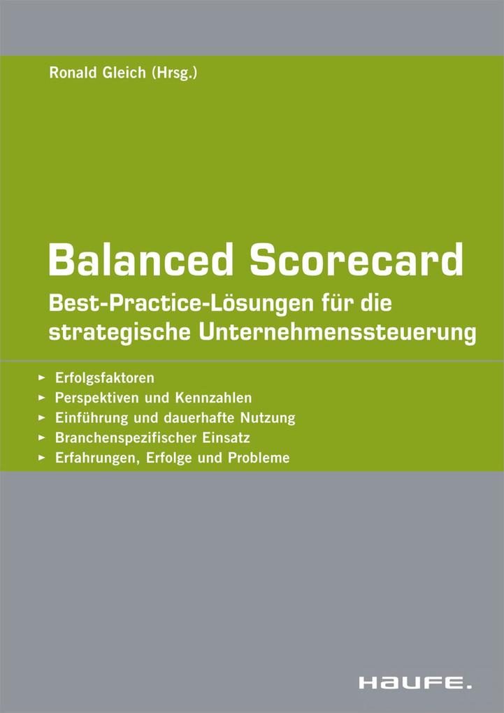 Balanced Scorecard - Ronald Gleich