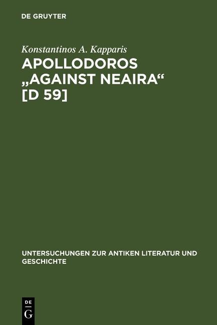 Apollodoros Against Neaira [D 59] - Konstantinos A. Kapparis