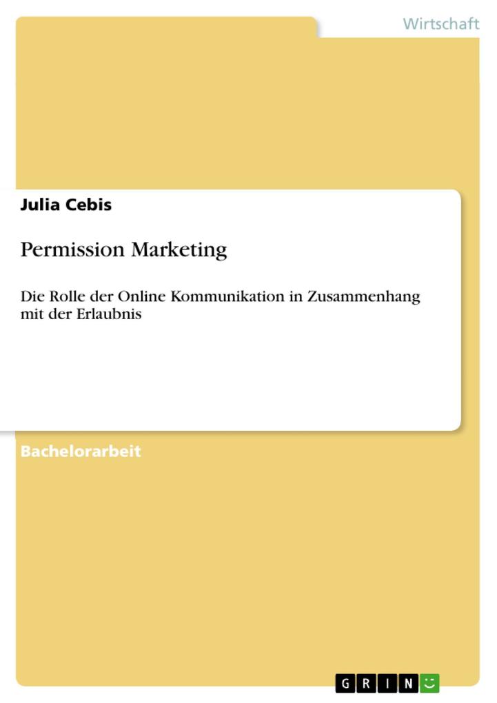 Permission Marketing - Julia Cebis