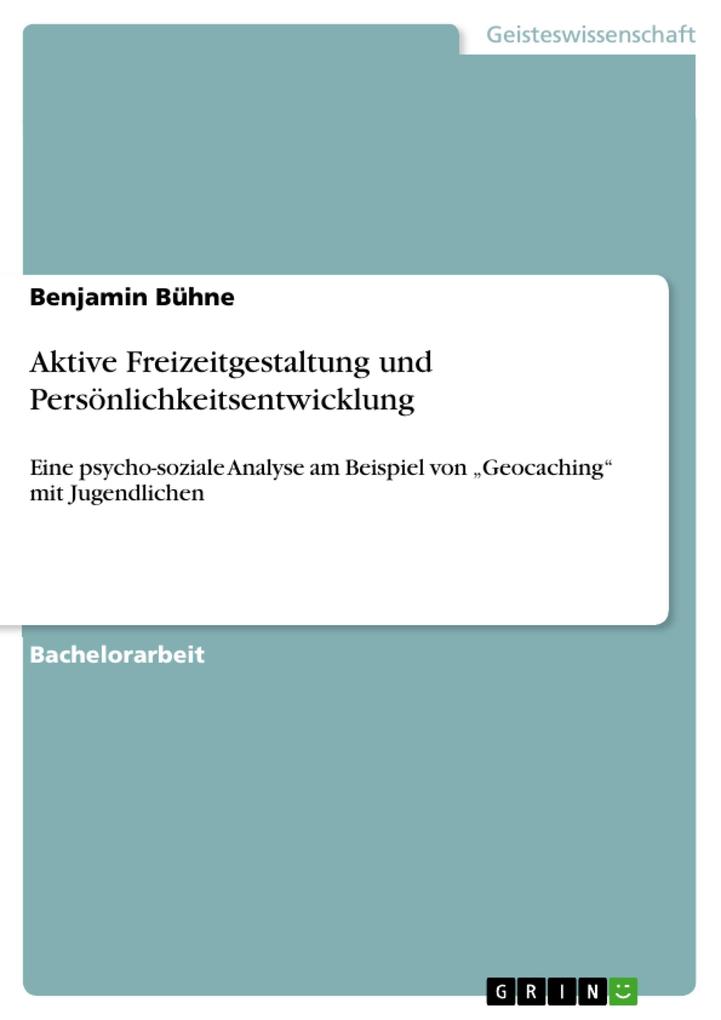 Geocaching mit Jugendlichen - Benjamin Bühne