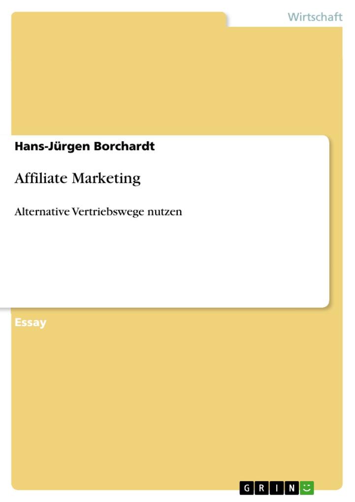 Affiliate Marketing - Hans-Jürgen Borchardt
